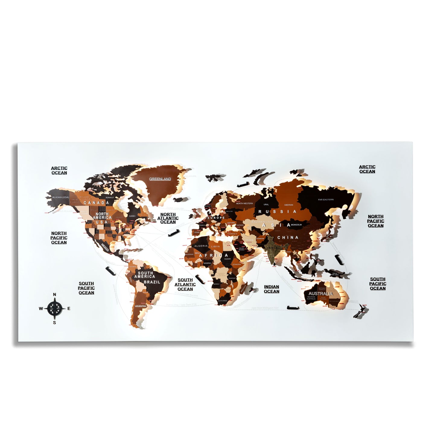 WorldMap with Trade Routes