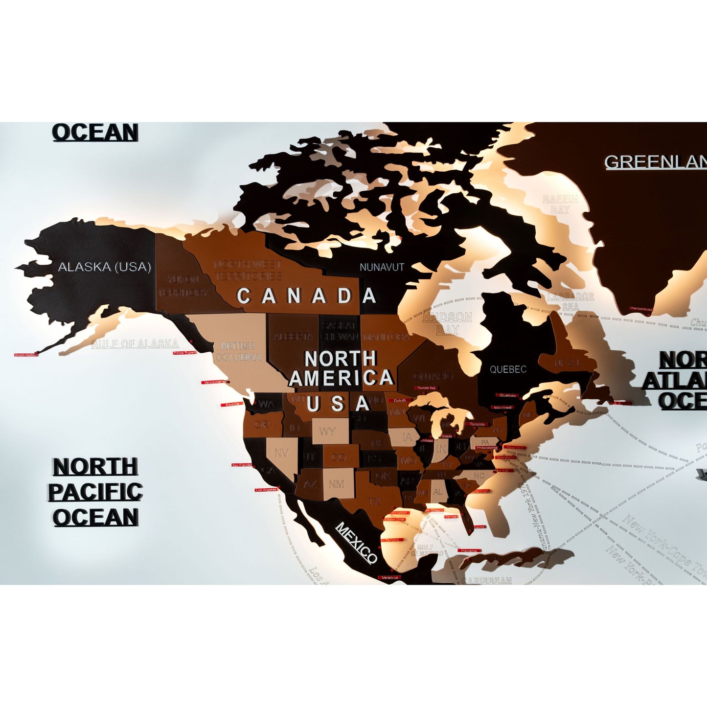 WorldMap with Trade Routes