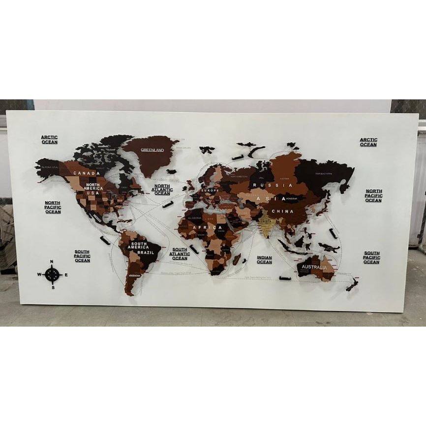 WorldMap with Trade Routes