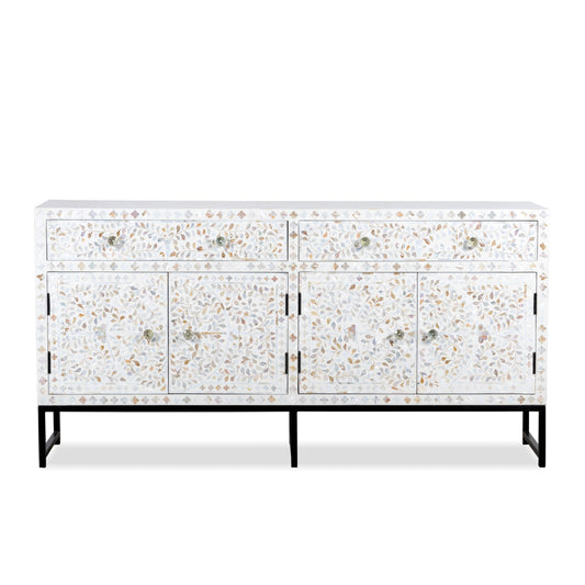 Mother of Pearl MOP - TV Cabinet / Sideboard White