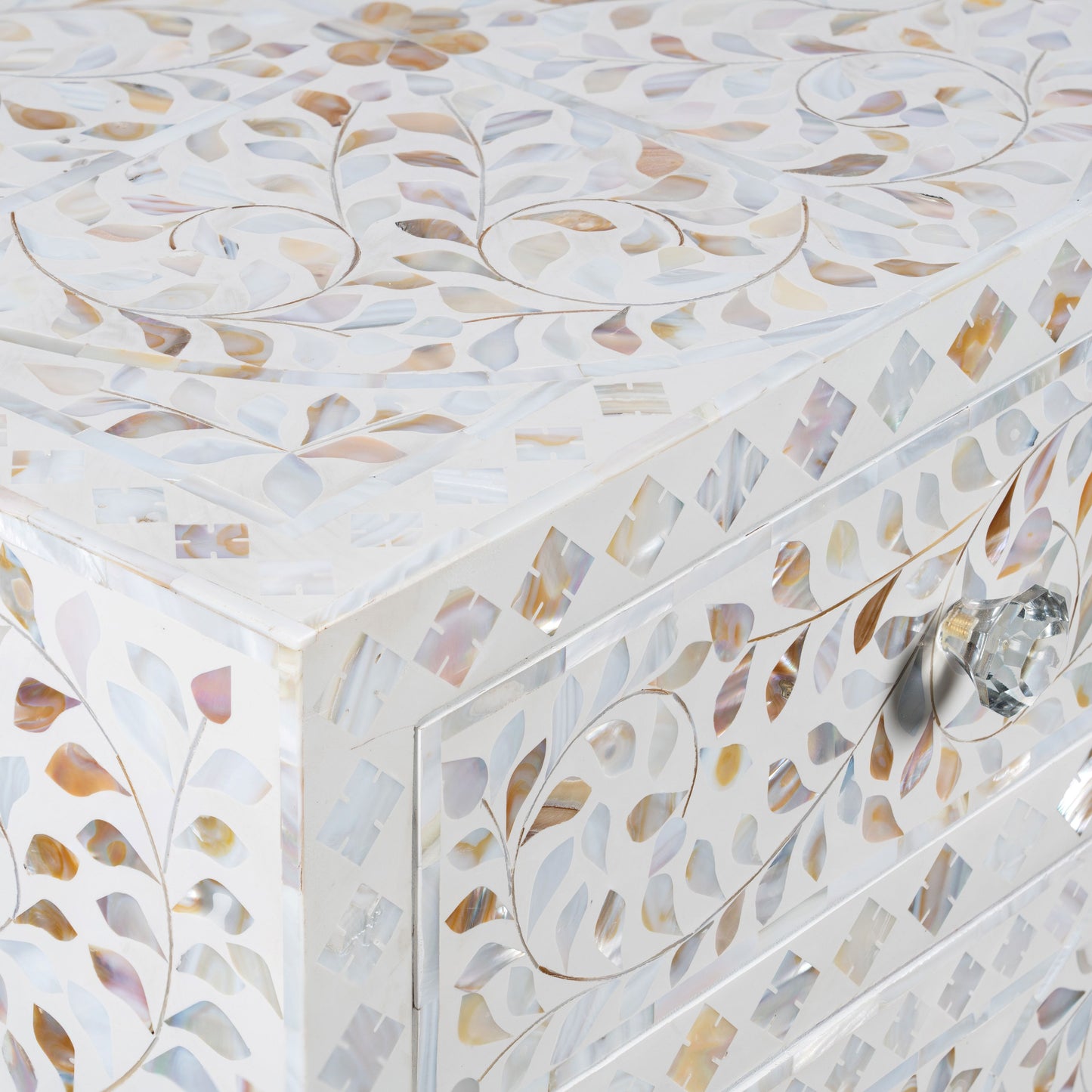 Mother of Pearl MOP - TV Cabinet / Sideboard White