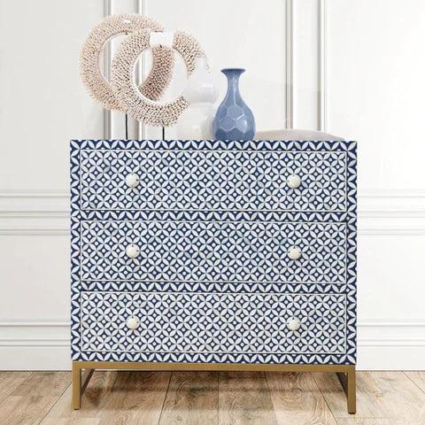 Bone Inlay - Chest Of Drawer - Seven/Six drawers